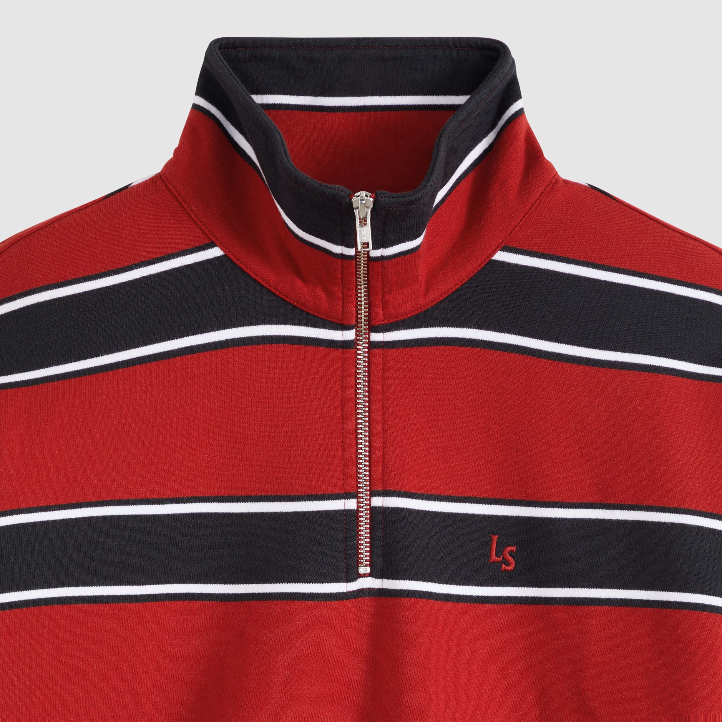 CAMERON 1/4 ZIP HAMERSLEY STRI