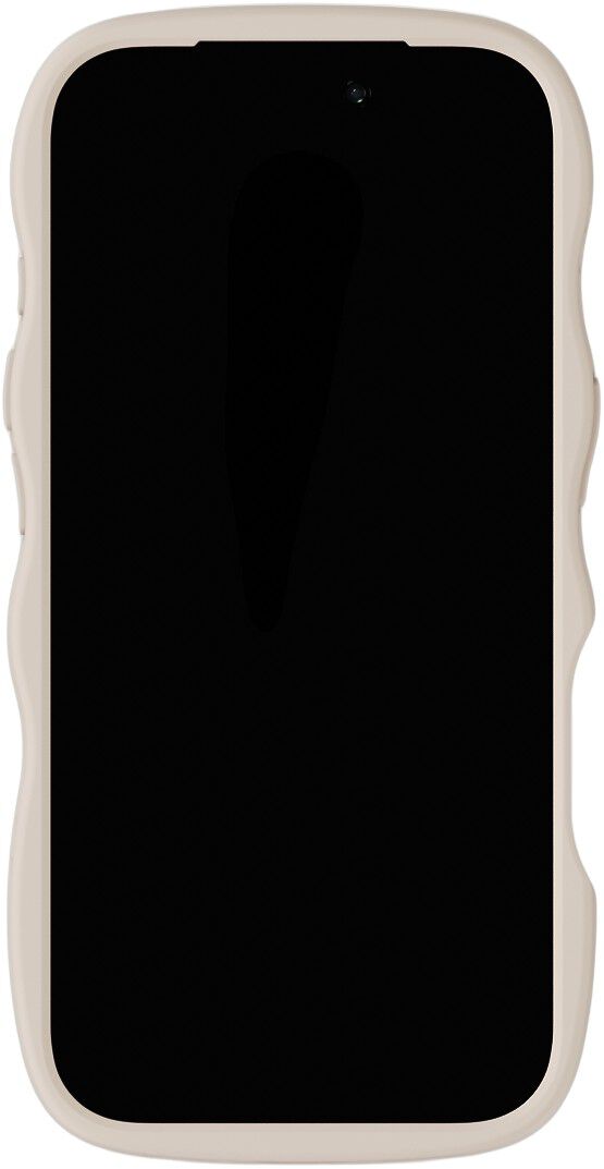 Wavy Case iPhone 17 Pro Light Beige/Transparent