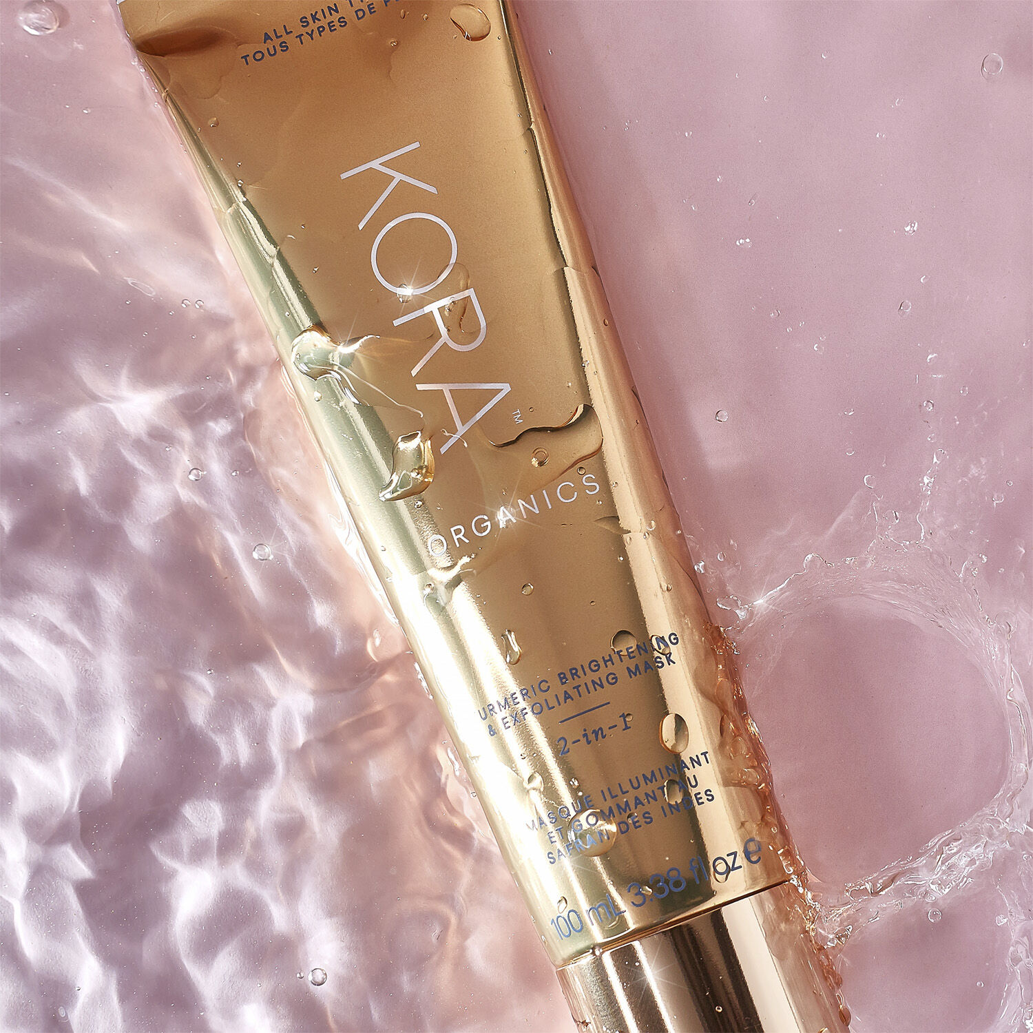 Turmeric Brightening & Exfoliating Mask, 2-in-1