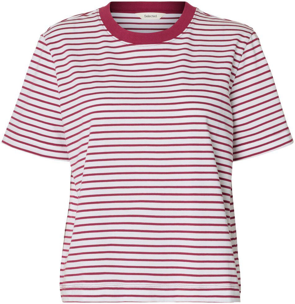 Slwessential Ss Striped Boxy Tee Noos
