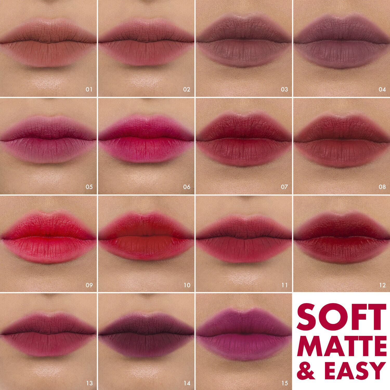 Soft Matte & Easy - Mjukt matt l&auml;ppstift