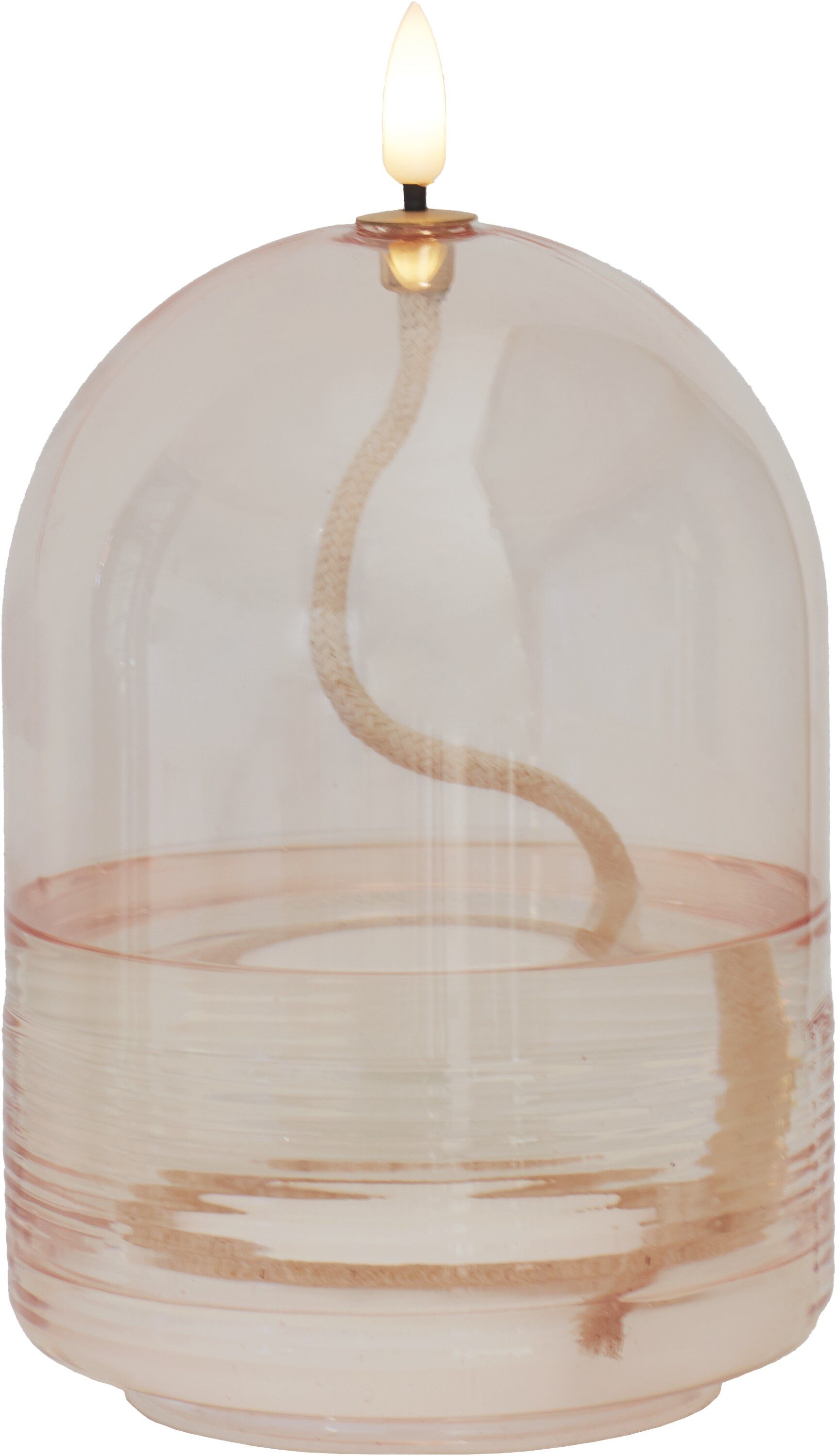 Dea &Oslash;11xH15cm, Light pink, Batteri