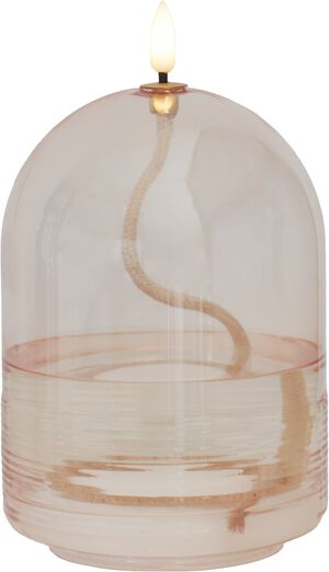 Dea &Oslash;11xH15cm, Light pink, Batteri