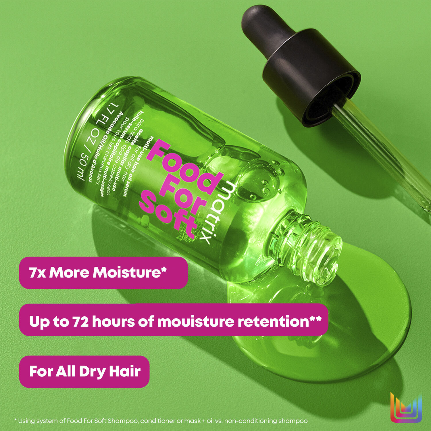 Food For Soft Multi-Use Hair Oil Serum