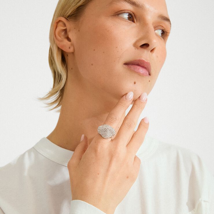 LAEL ring sølvbelagt