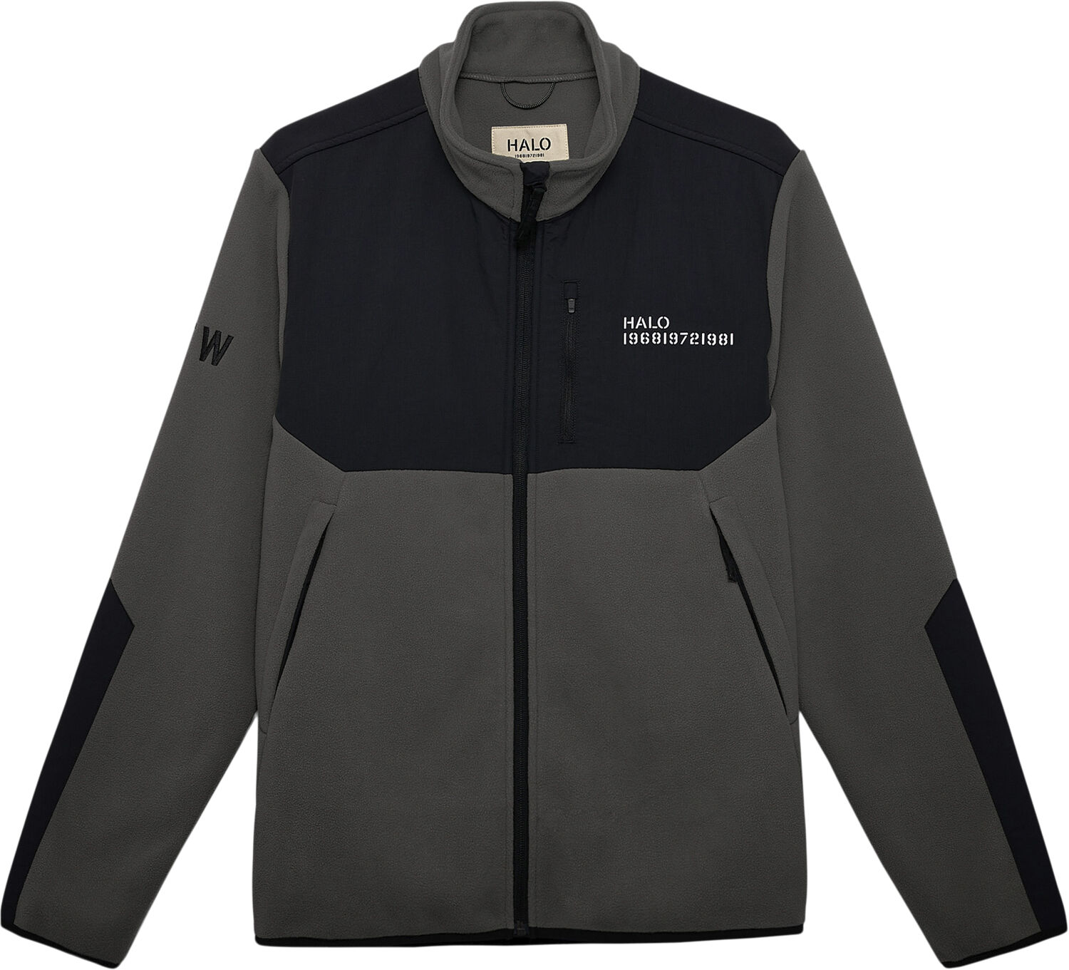 HALO BLOCKED ZIP FLEECE
