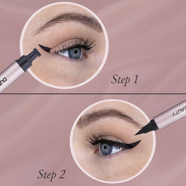 Master stamp and stroke eyeliner Intense Black - lite 8mm