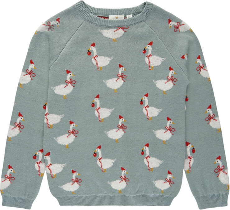 TNHoliday Jacquard Goose Pullover