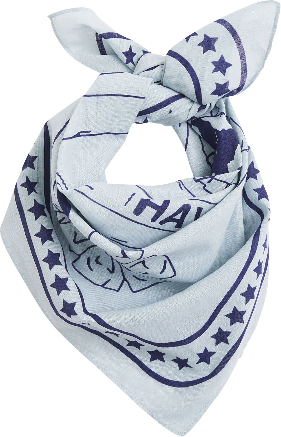 HAY Dogs Scarf-55 x 55-Light blue