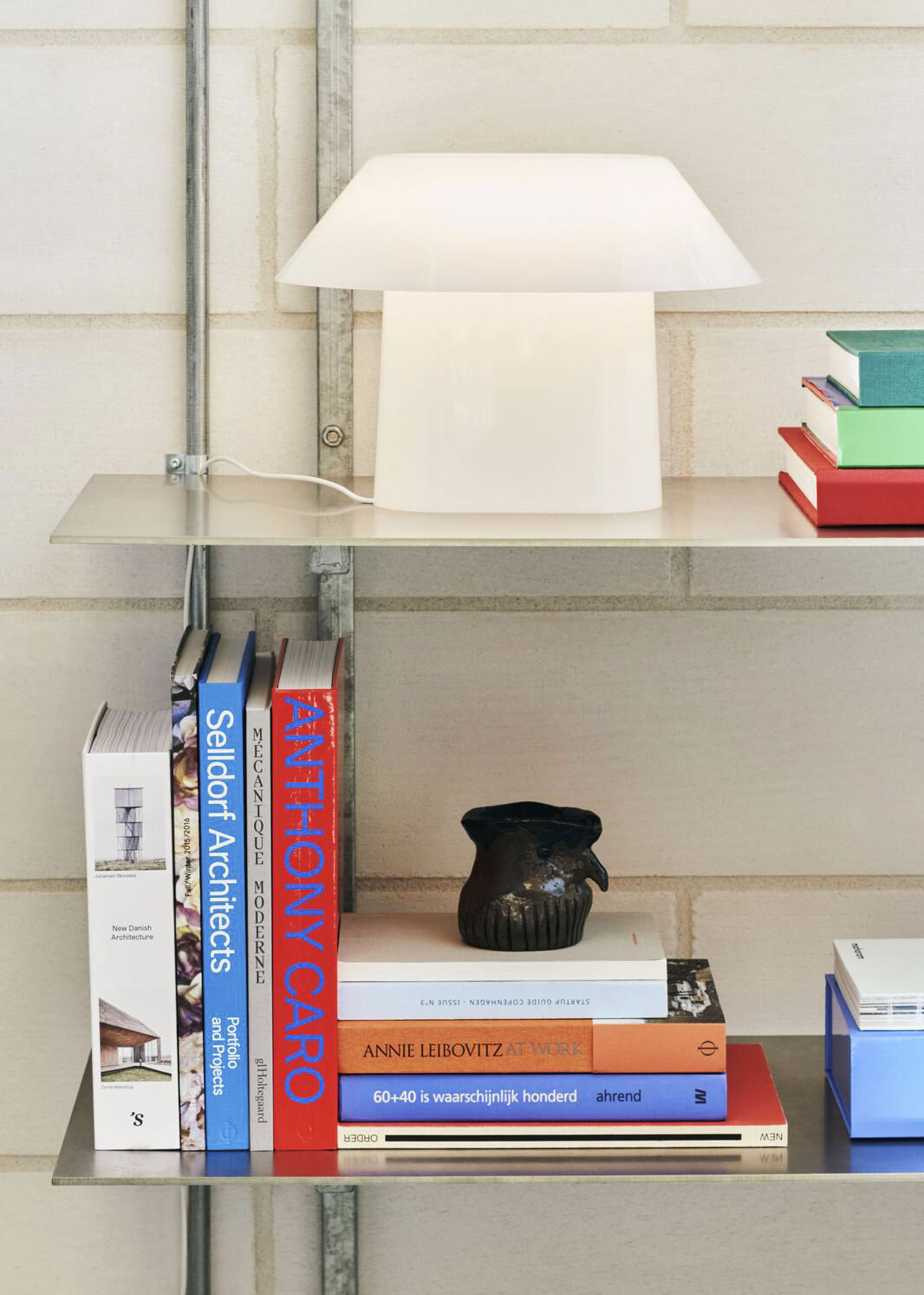 Drome Table lamp-White opal Acrylic