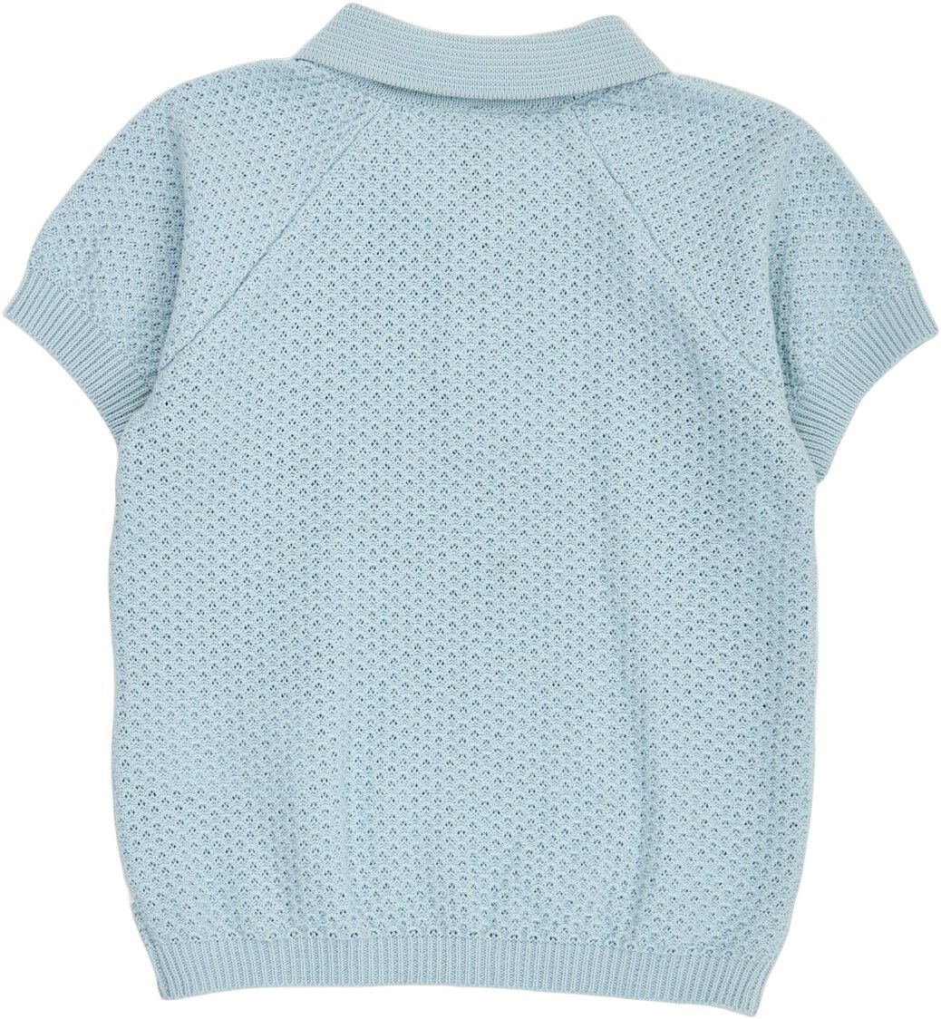 Sea knit s/s polo T baby