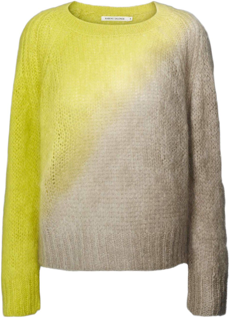 Cross dye boxy sweater - Jasmin