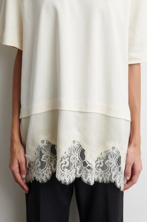 Vaccara Lace Tee