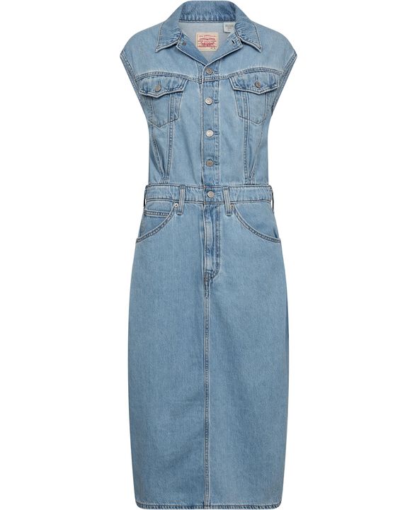 ICONIC SLEEVELESS DRESS WRAPPE