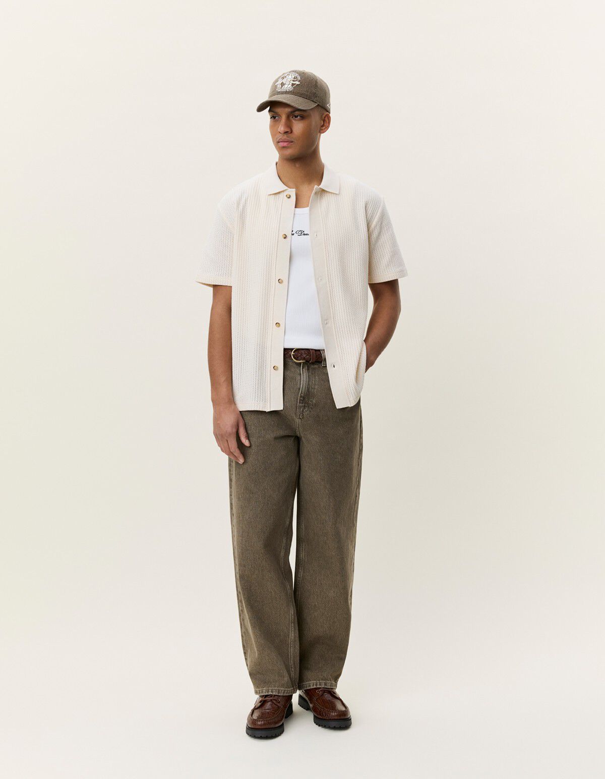 Pointelle SS Shirt
