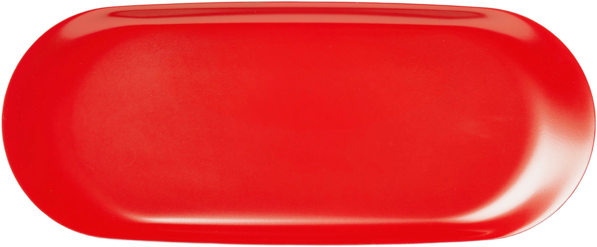 Metal bakke, r&oslash;d, 23,0 cm x 9,5 cm x 1,0 cm