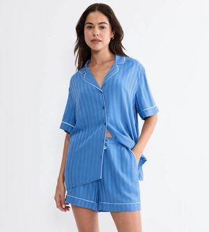 Amourette Jacquard Boyfriend Shirt