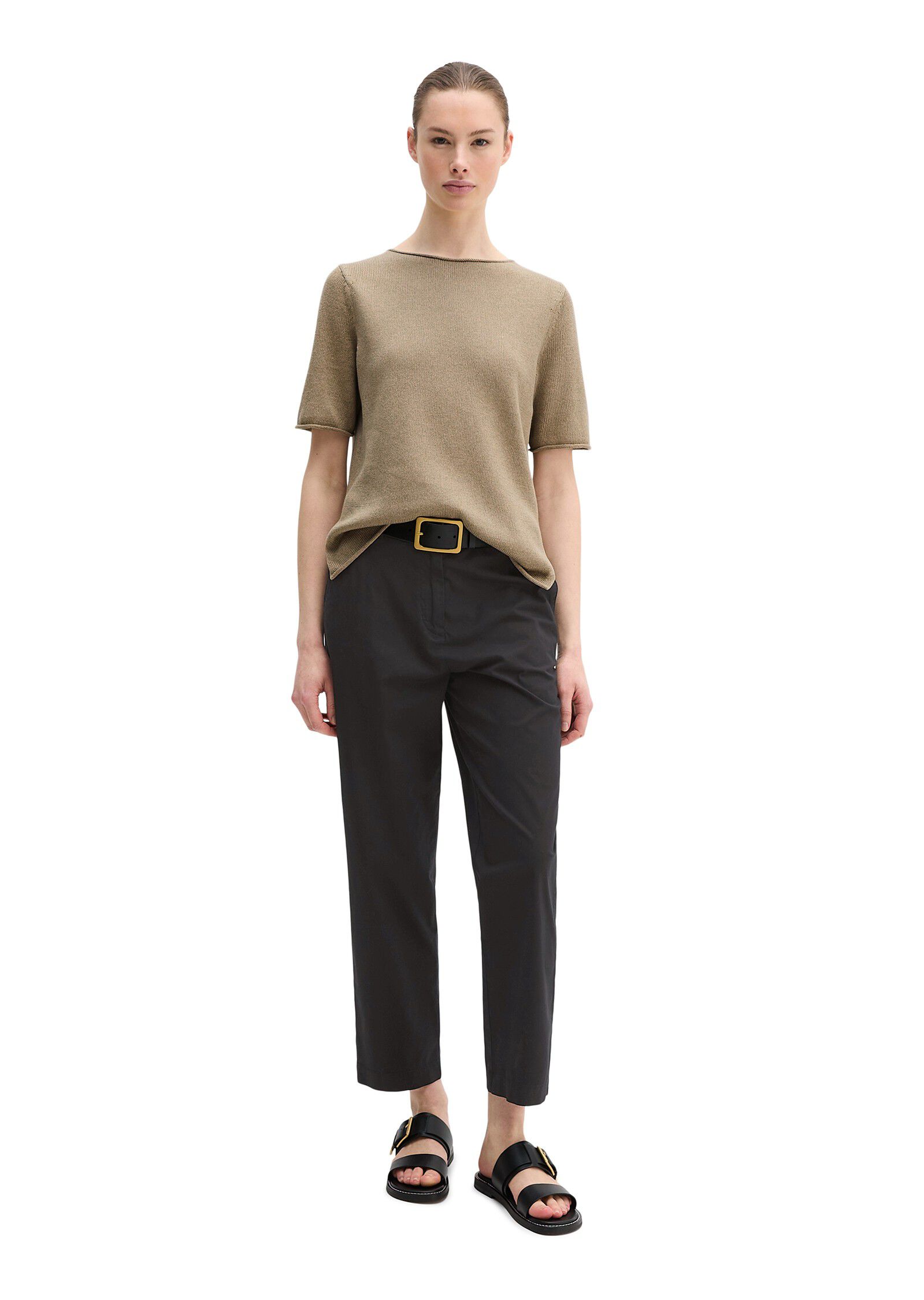 Pullover, shortsleeve, round-neck