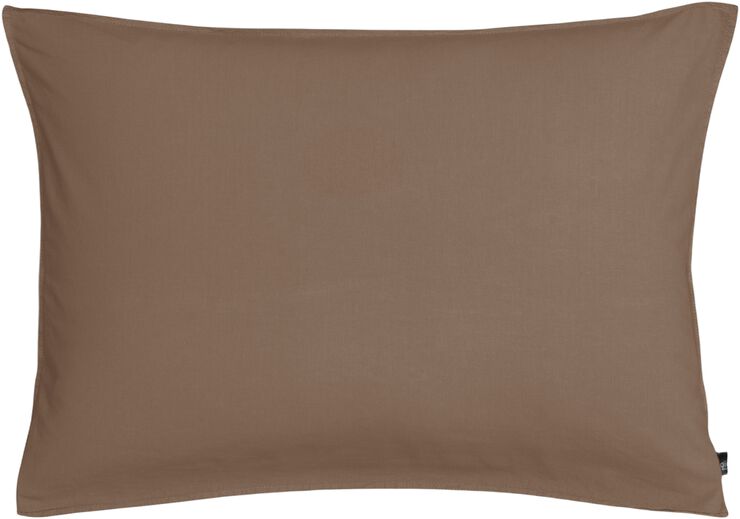 Frøya økologisk pudebetræk karamelbrun