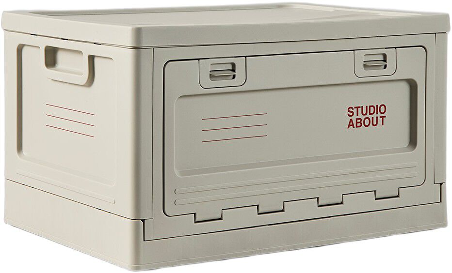 BOX, LARGE, LIGHT GREY