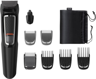 8-i-1, grooming kit til ansigt og hårMultigroom series 3000