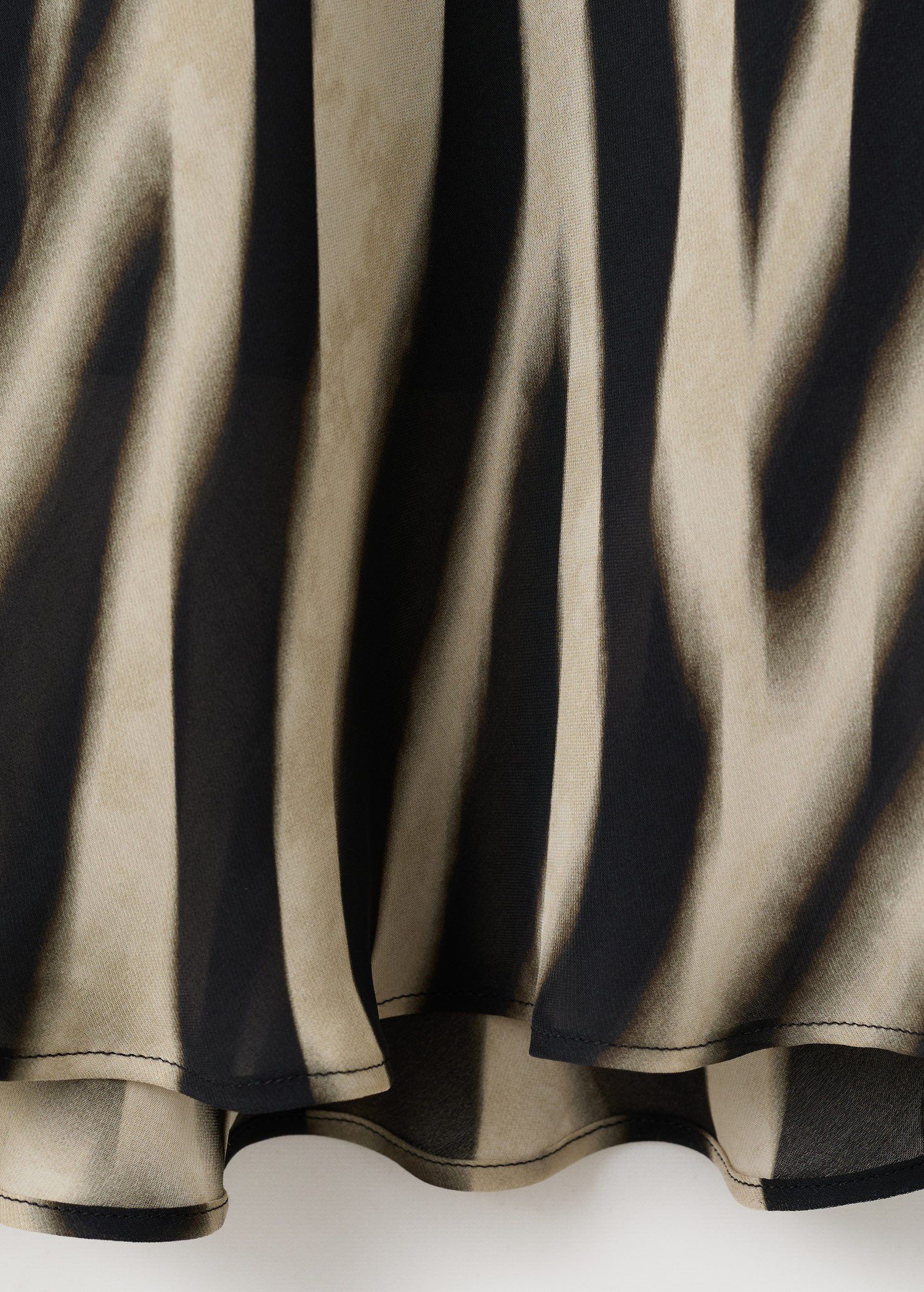 A-line animal-print dress