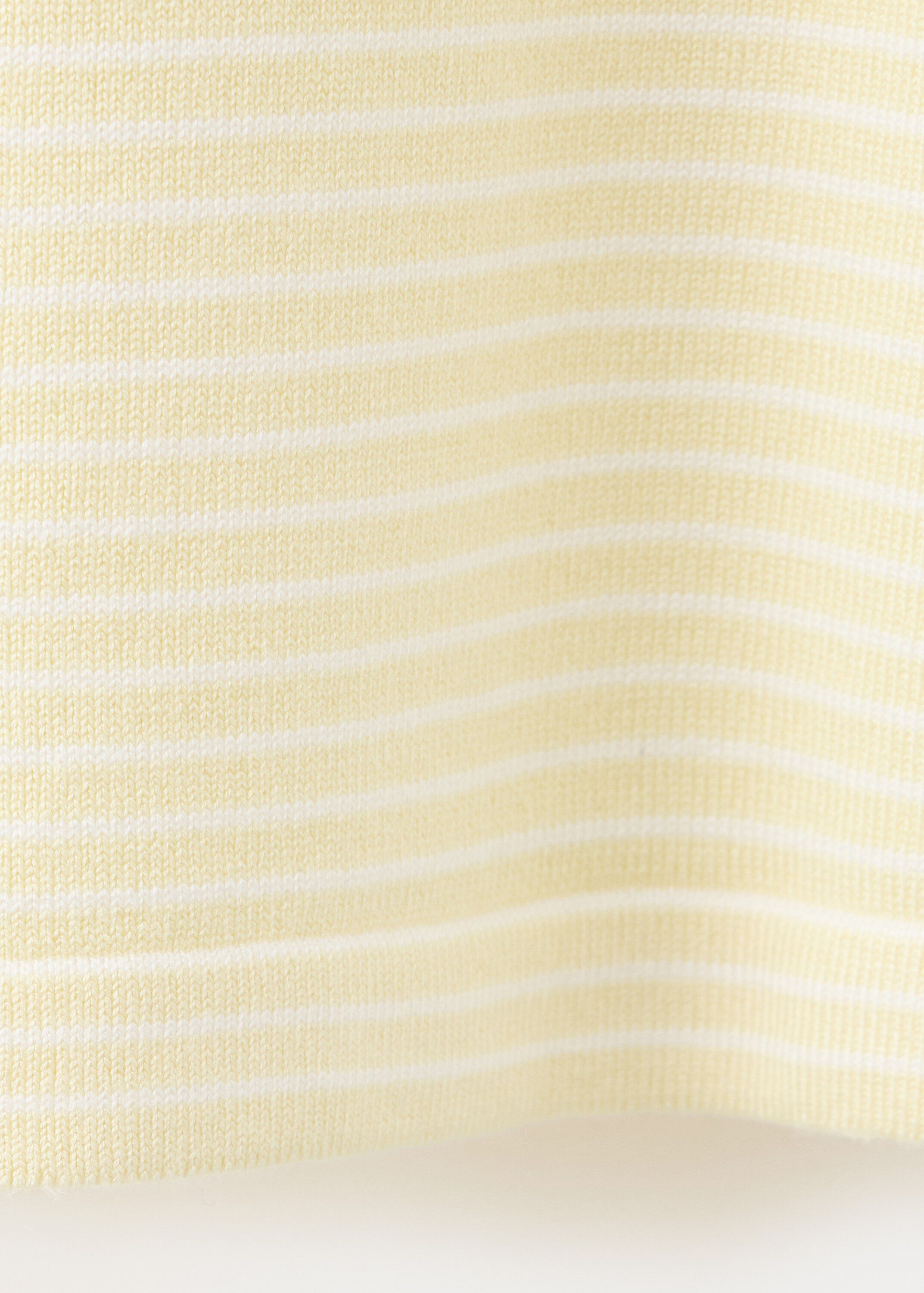 Striped fine knit sweater