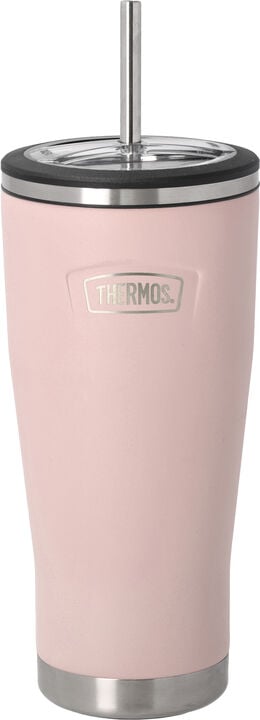 Termosmugg med sugrör 0,7 liter Rosa