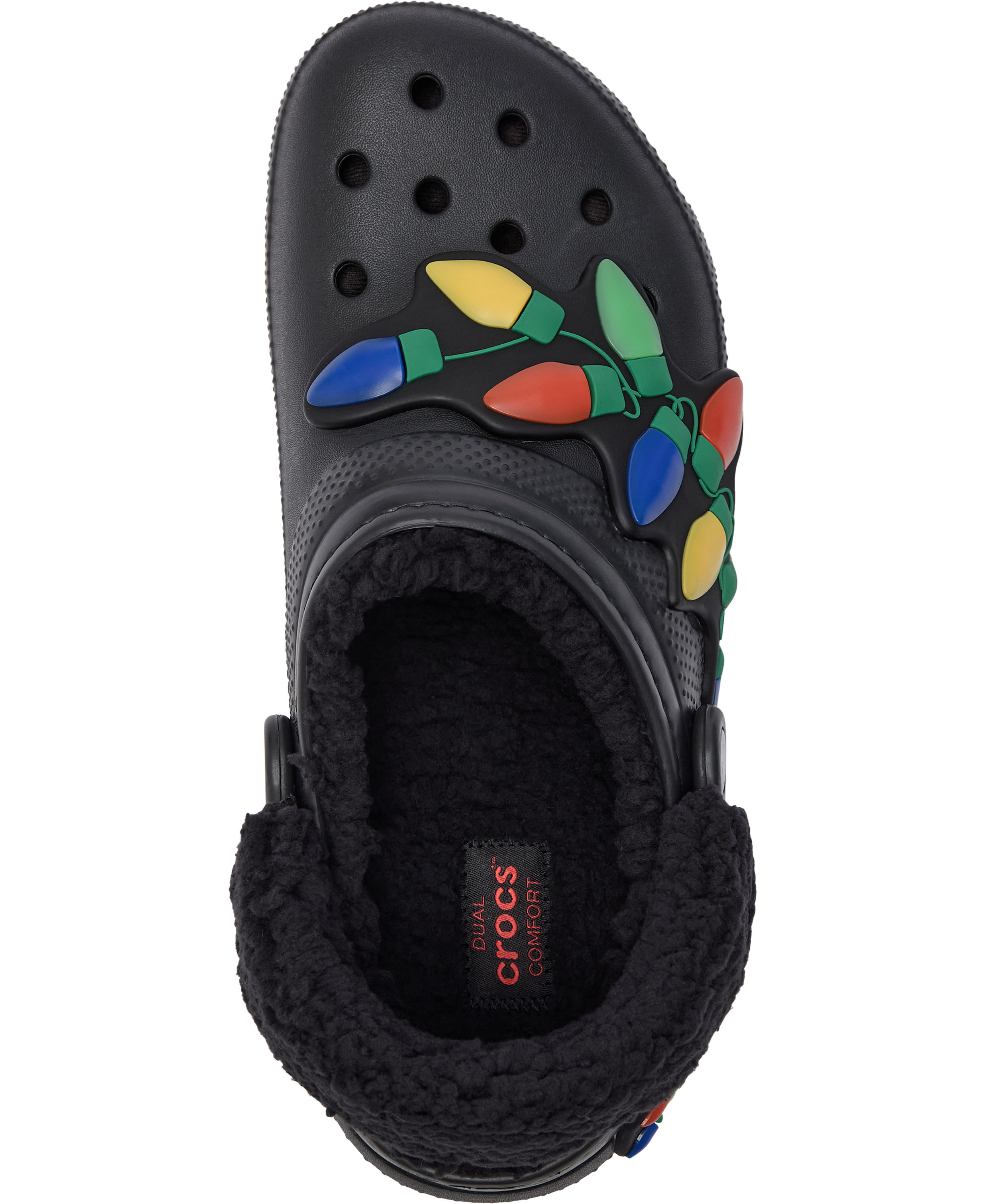 ClassicLinedHolidayLightsClog Blk/Mlti