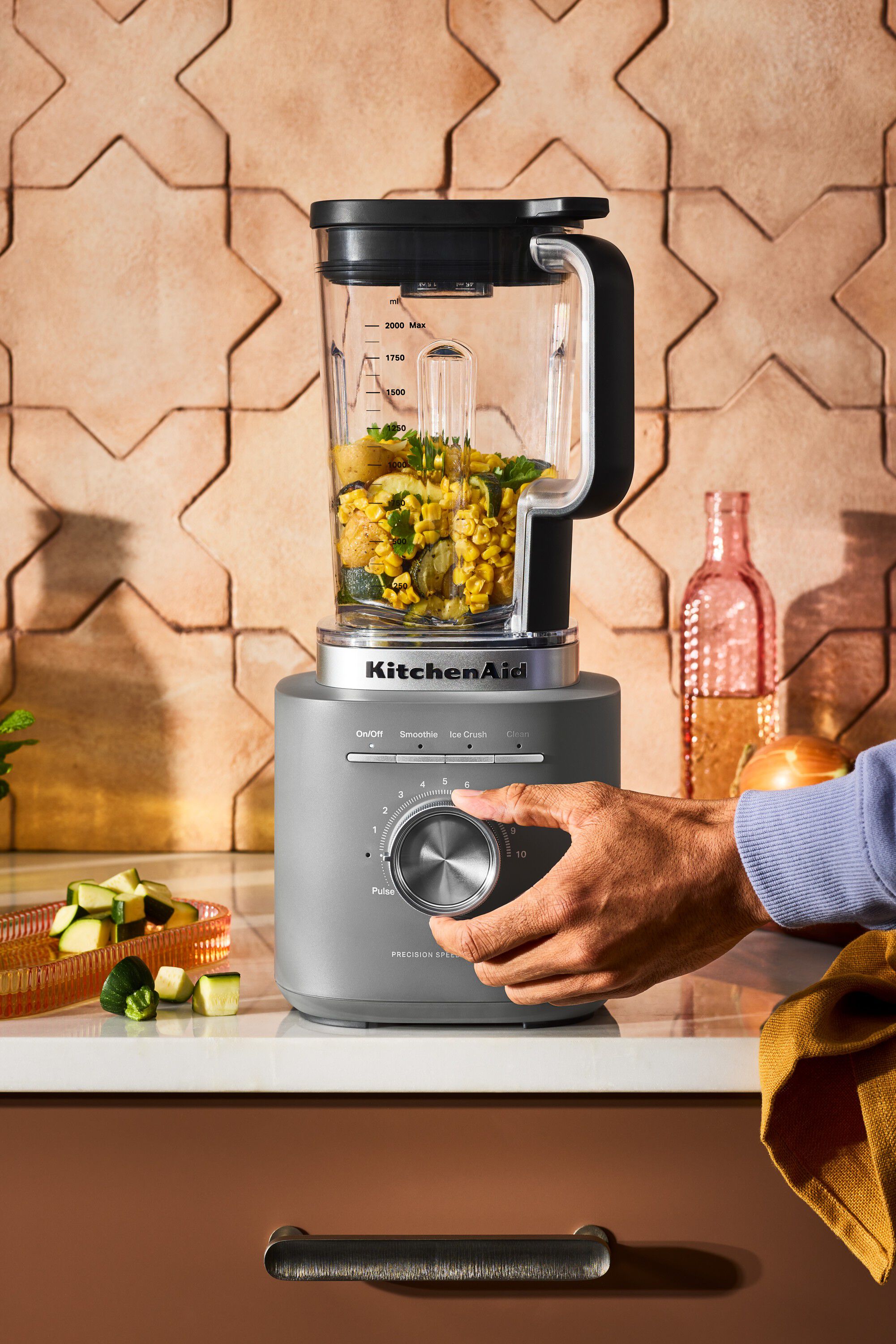 PURE POWER Blender Charcoal Grey