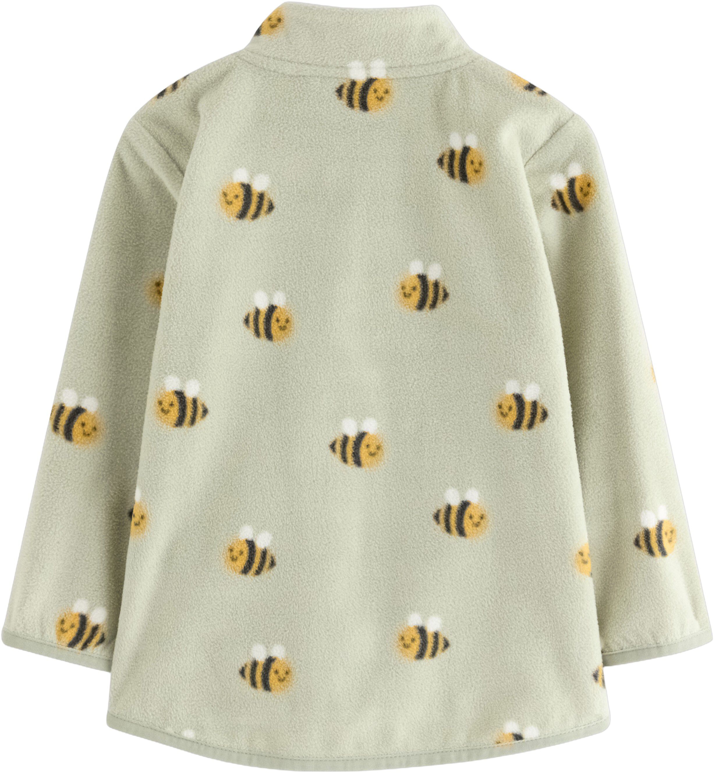 Jacket in microfleece with a high c