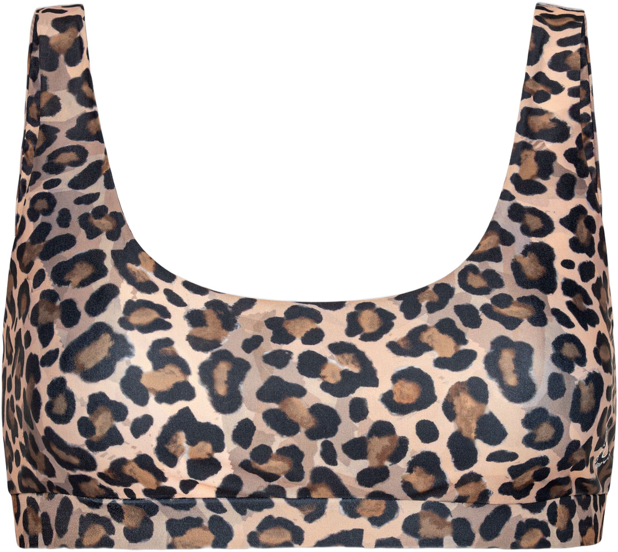 Agung sporty bikini top - Leopard