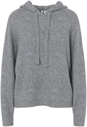 PCMALOU LS KNIT HOODIE NOOS BC