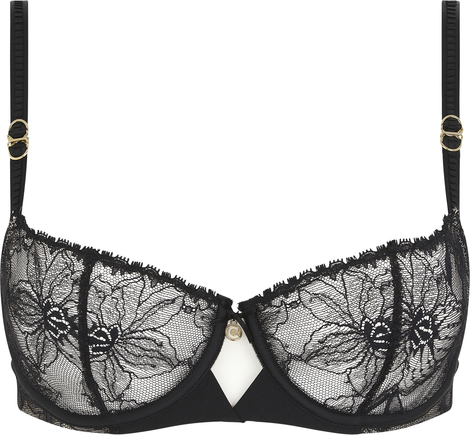 Orchids Half-cup balcony bra