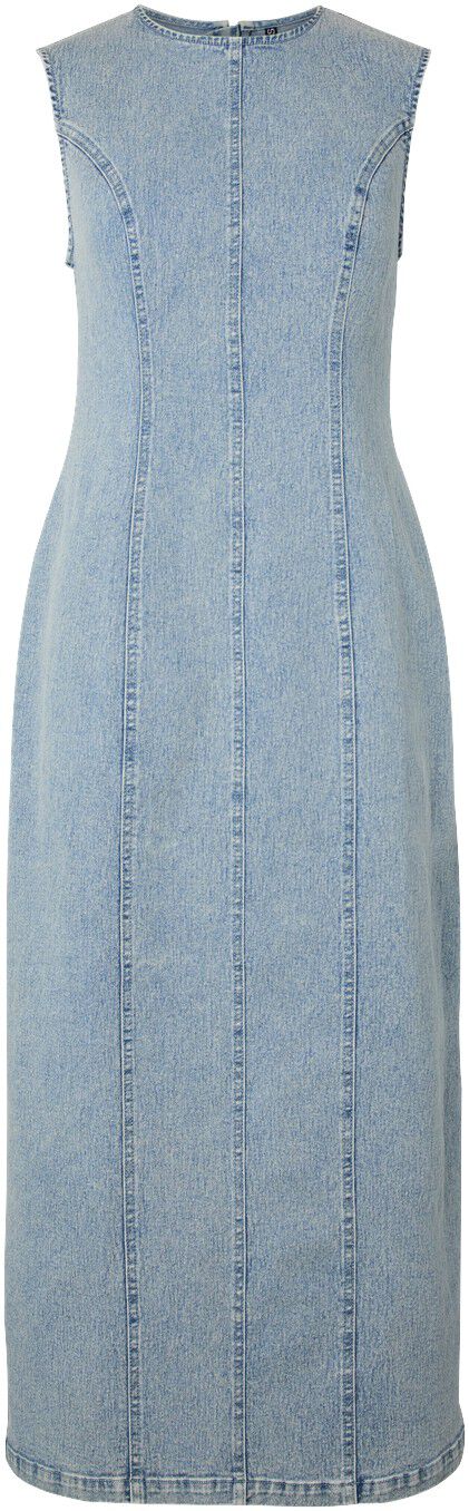 PCFRANNA SL LONG DRESS DNM D2D