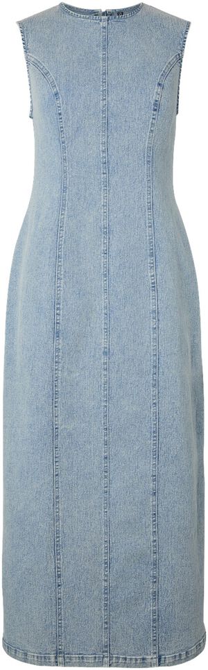 PCFRANNA SL LONG DRESS DNM D2D