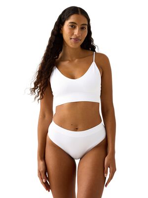 High waist brazilian briefs with a