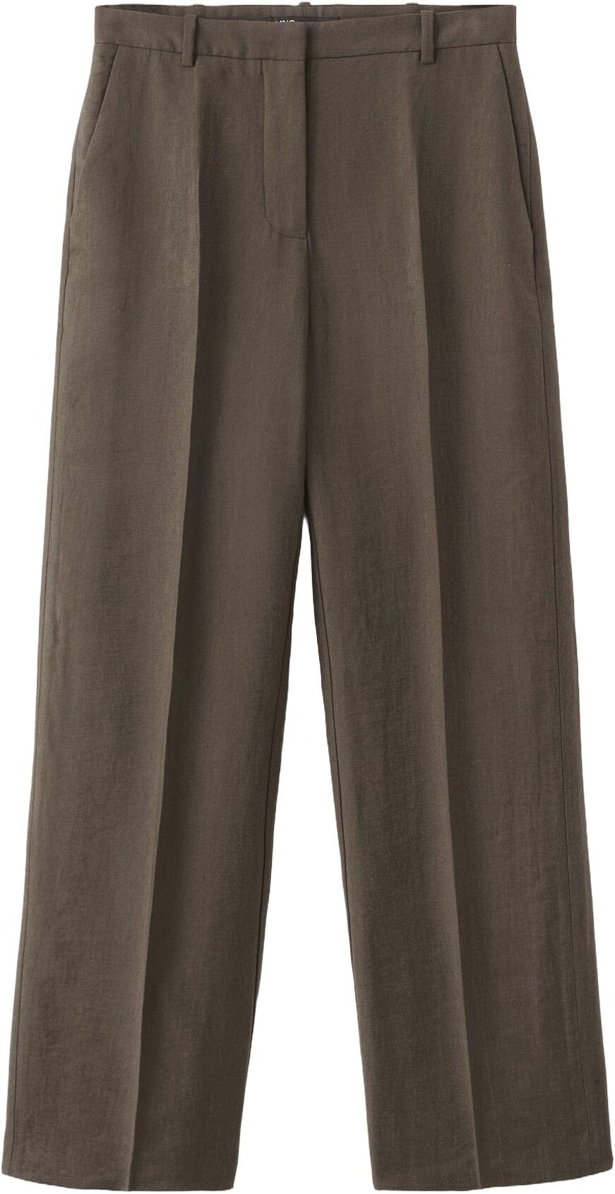 Mid-rise lyocell trousers