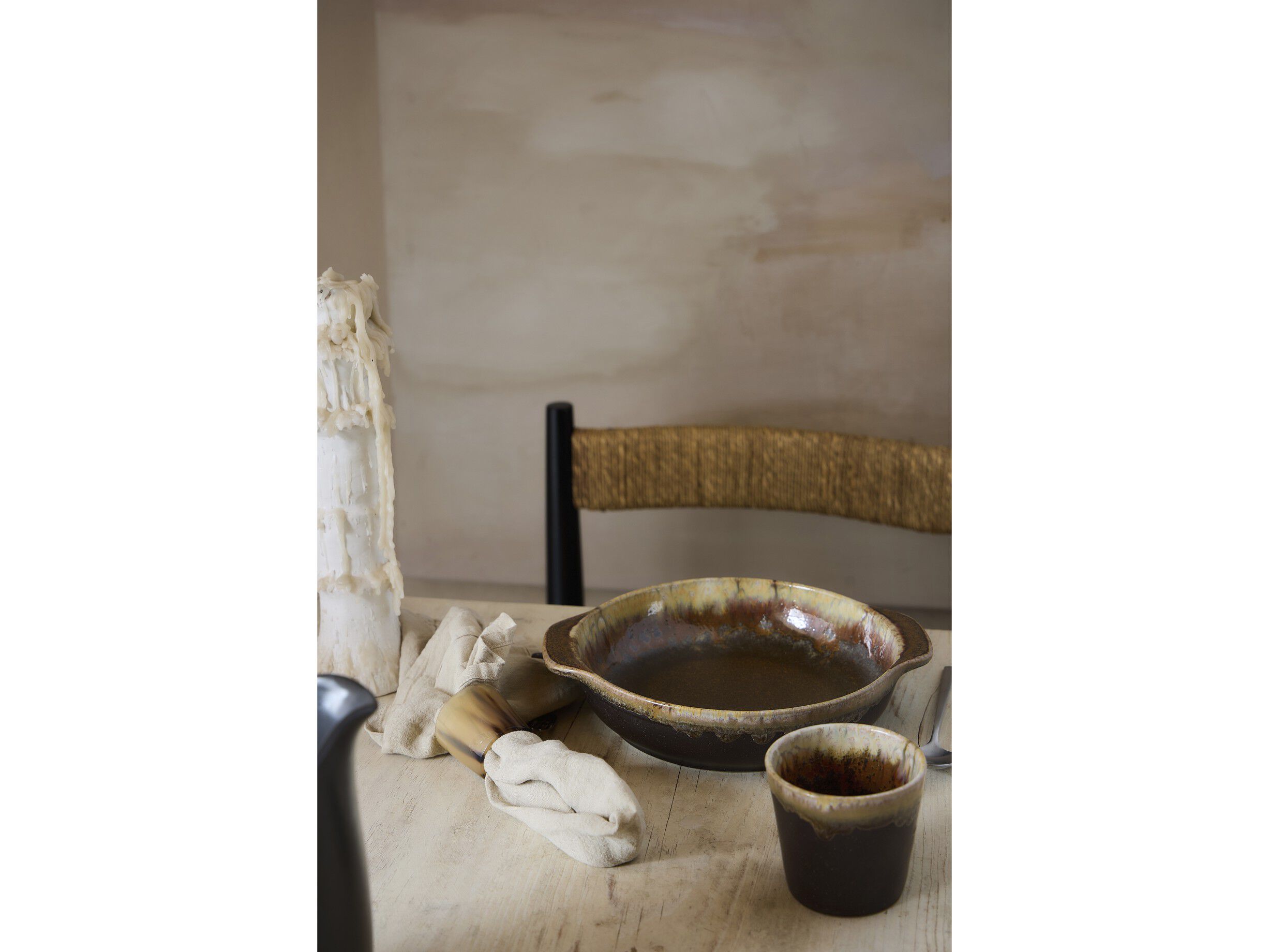 Sk&aring;l Poterie 83 cl 25 x 5,4 cm Mokka Stengods