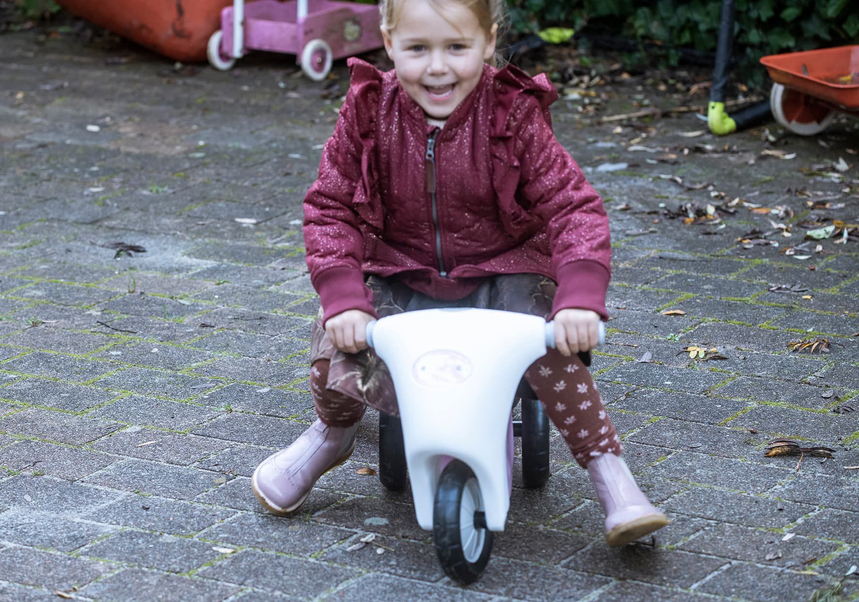 HP Prinsesse scooter m/gummihjul