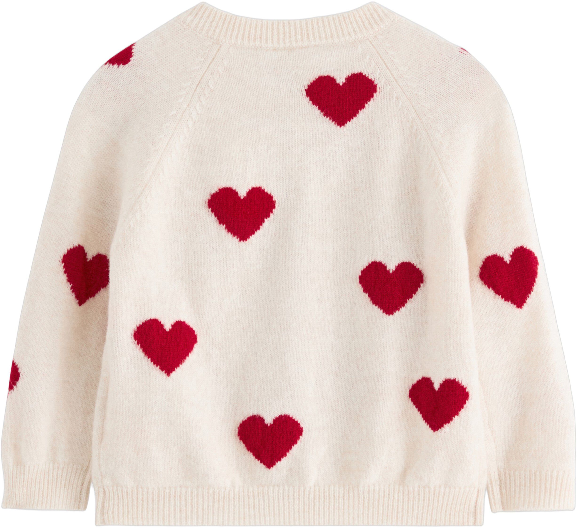 Stickad cardigan i mjuk merinoull m