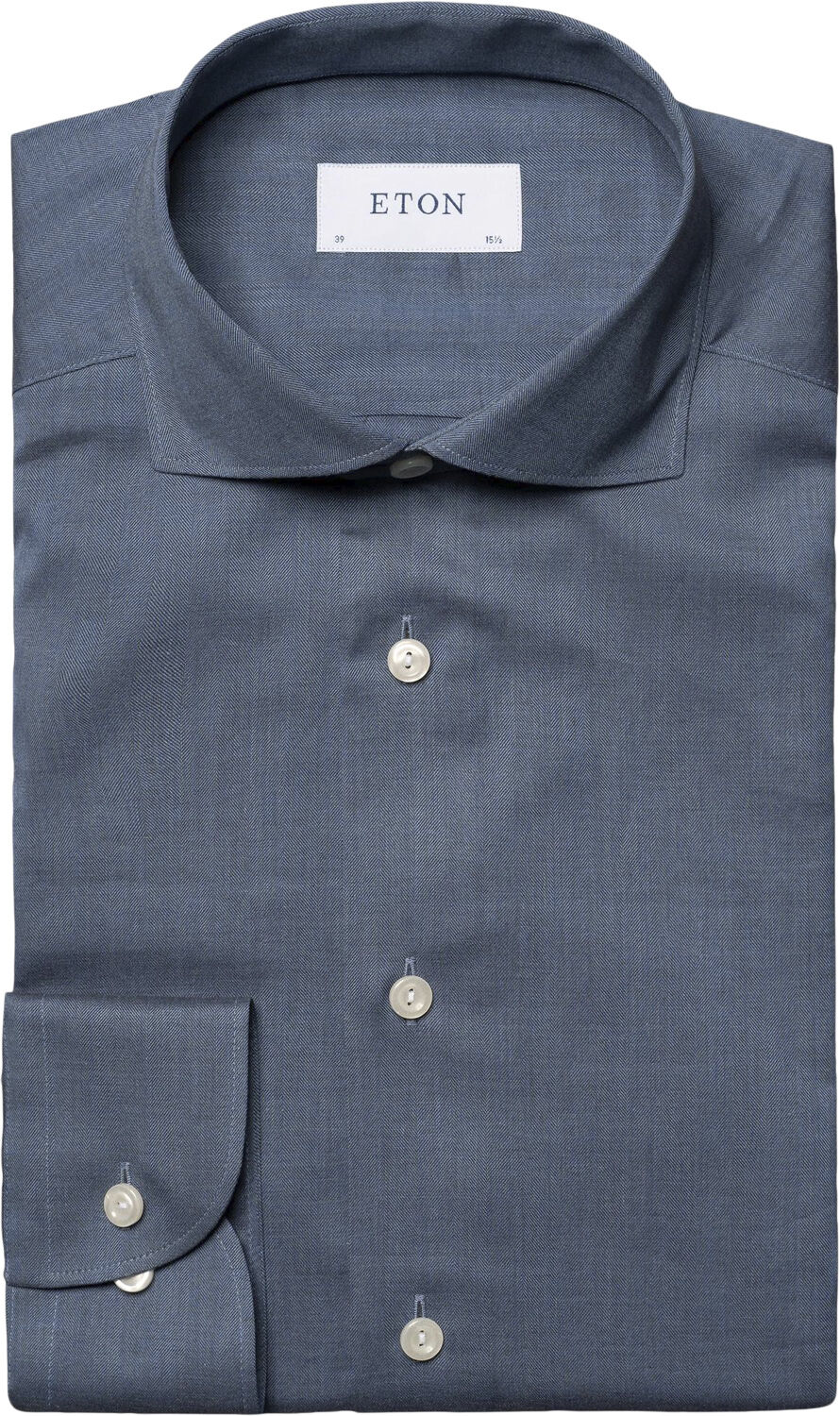 Slim Fit Herringbone Wrinkle Free Flannel Shirt