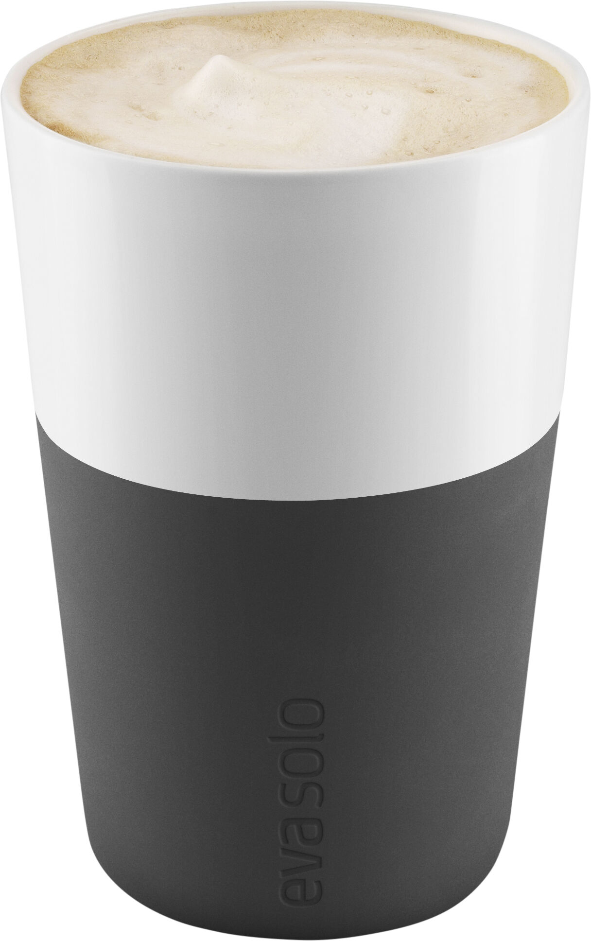 2 Cafe Latte-mugg svart