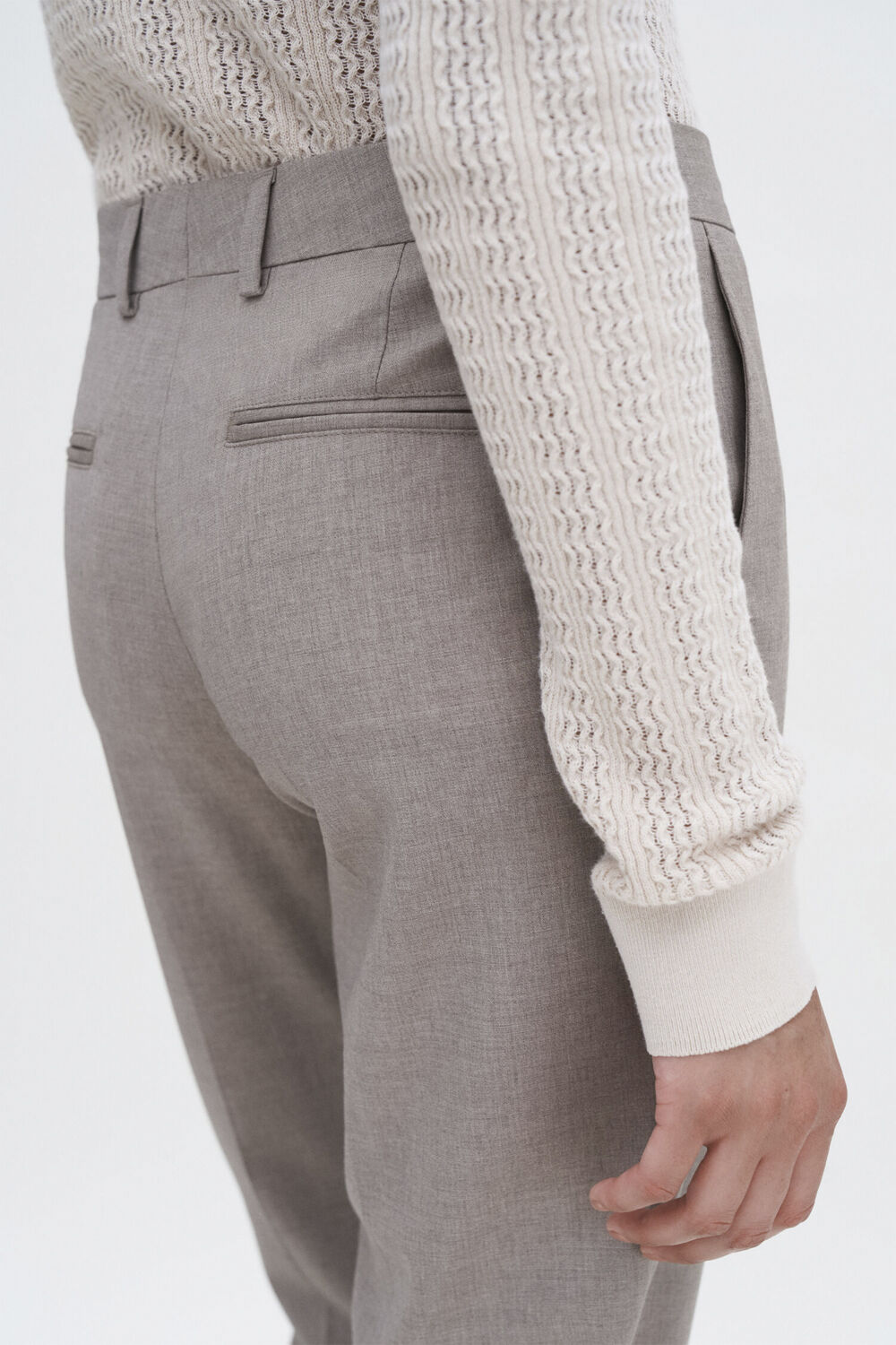 Emma Cropped Cool Wool Trouser