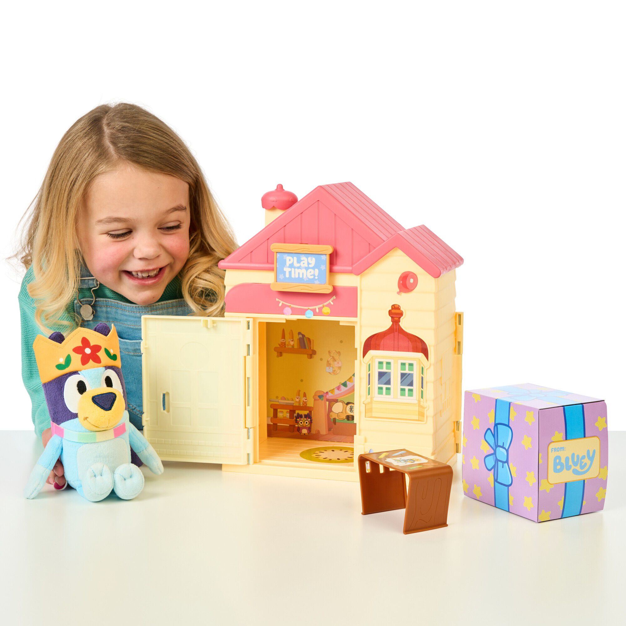 Bluey Legetid m plysbamse