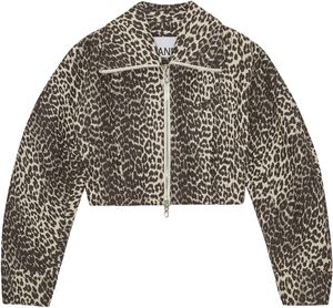 Cotton Tweed Curve Sleeve Short Jac