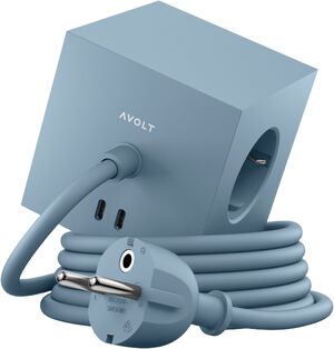 Square 1 - USB-C - 3m F EU - Shark Blue