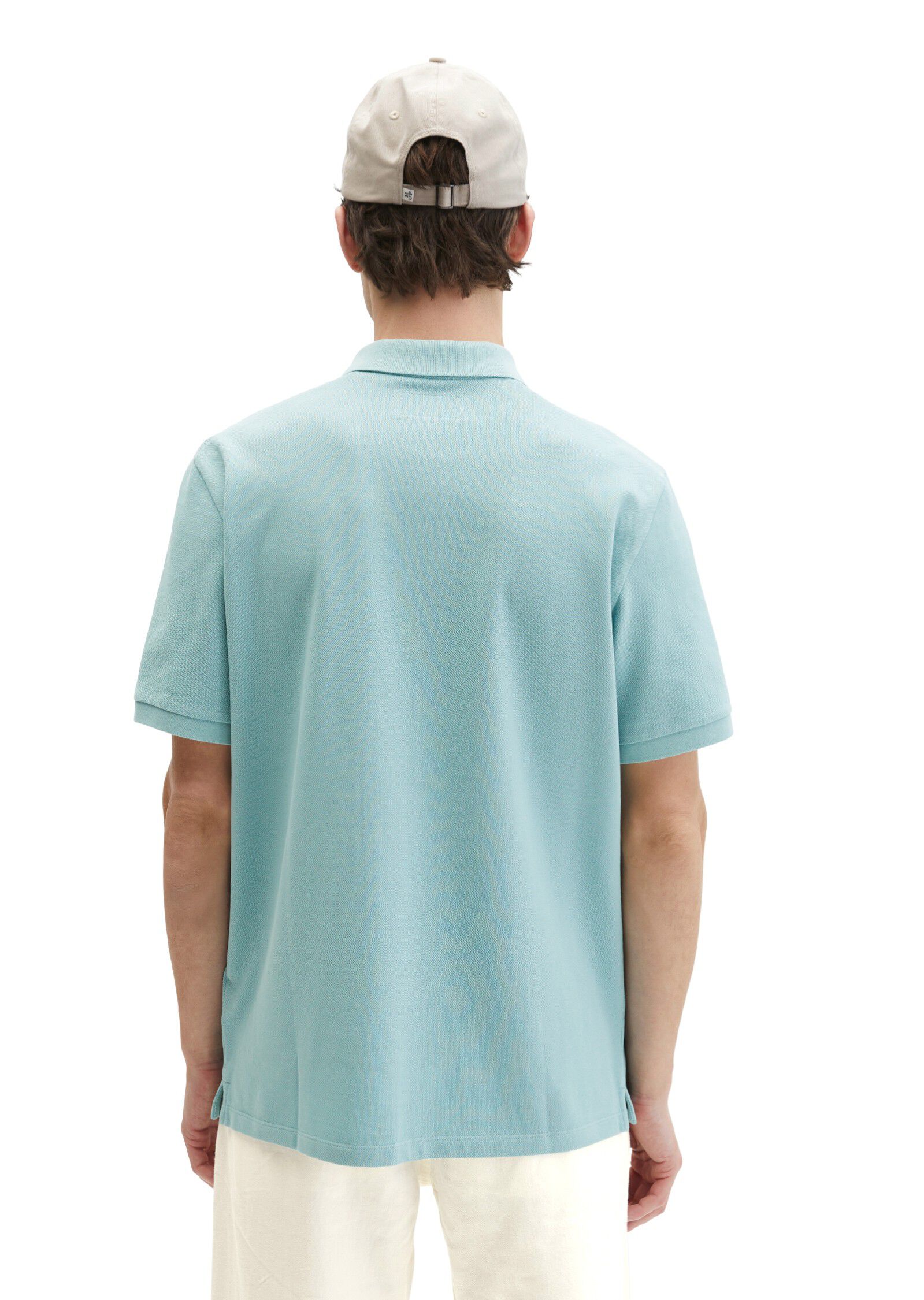 Polo shirt, short sleeve, button pl