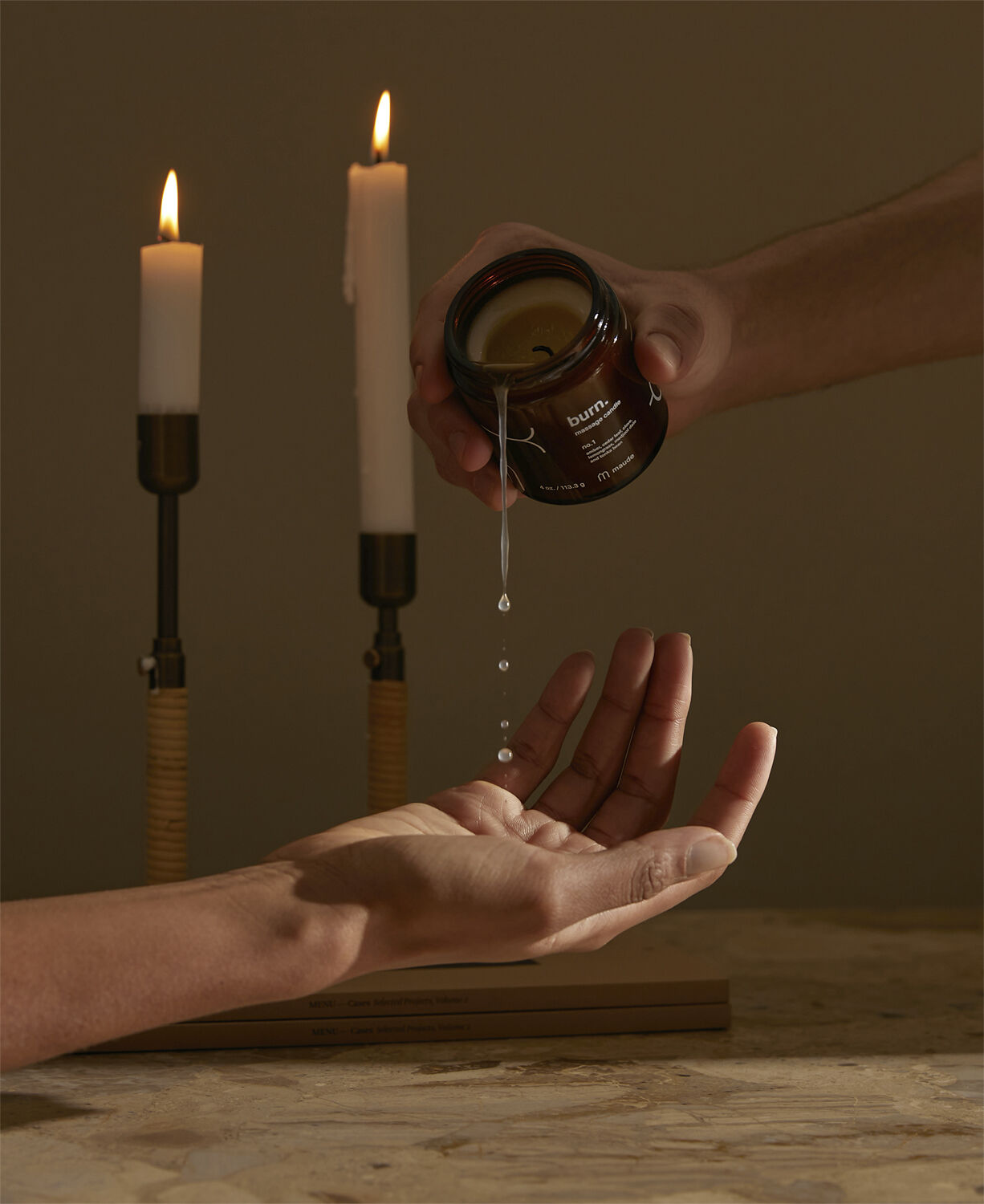 Burn Massagelys no. 1