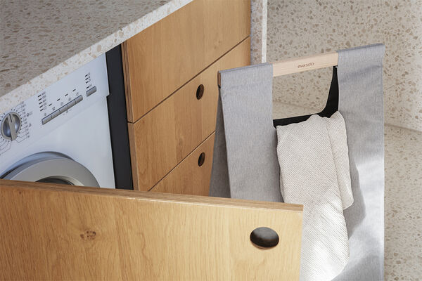 Vasketøjspose Light grey